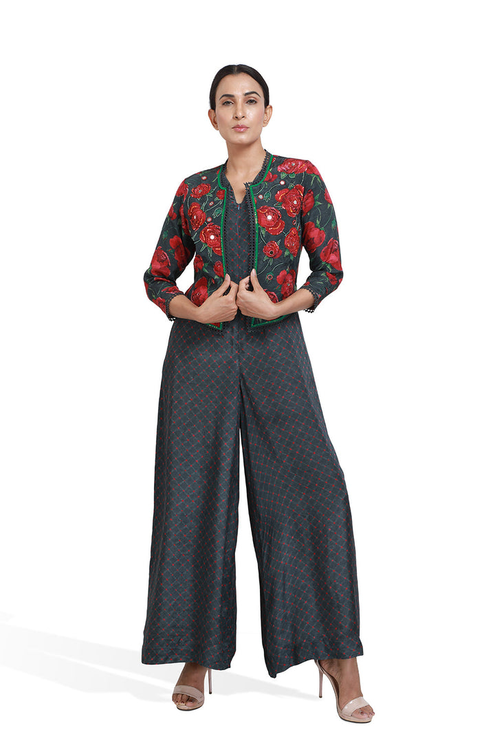 Zara Bandani Jacket Jumpsuit | The Bumble Bee