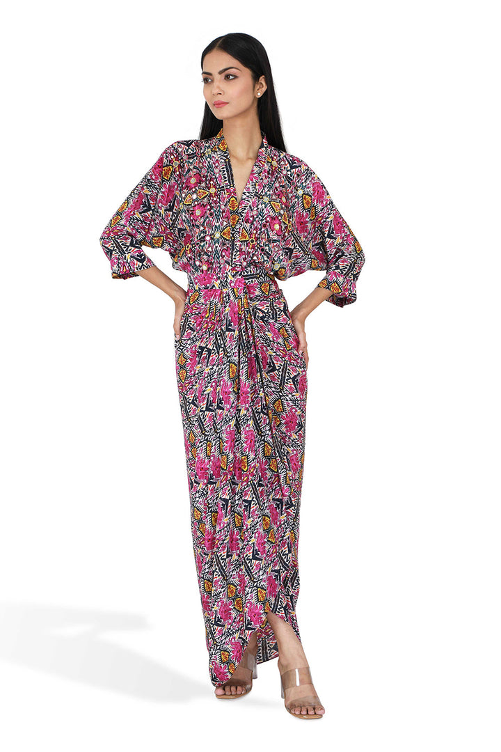 Orya Ikat Draped Set | The Bumble Bee