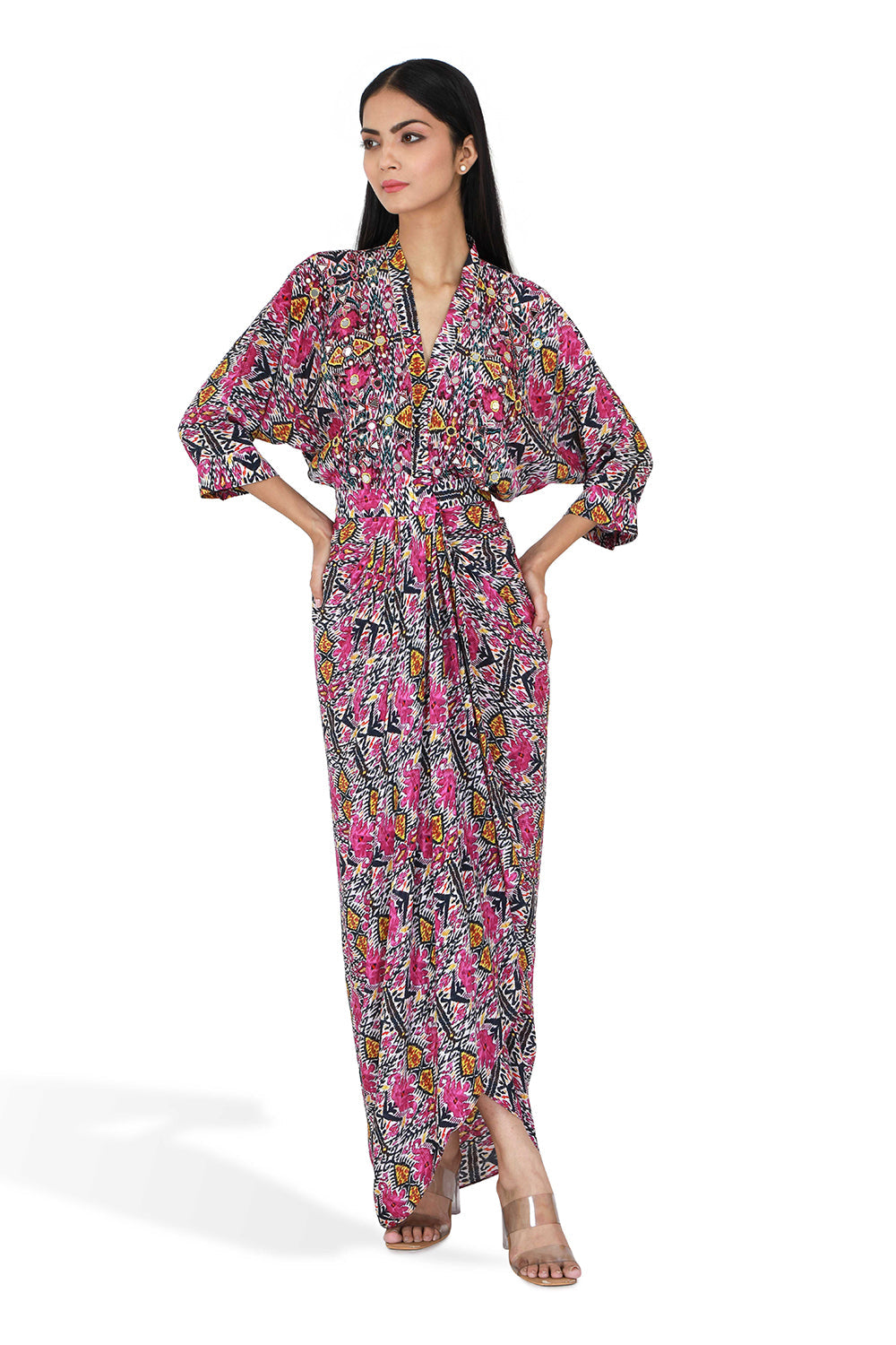 Orya Ikat Draped Set | The Bumble Bee
