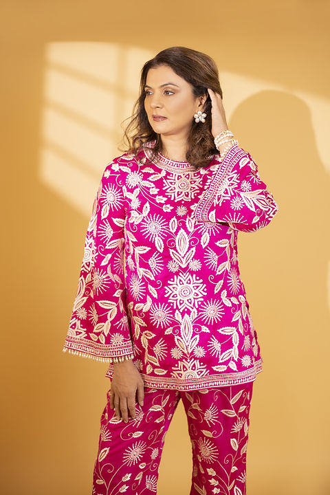 Rani Pink Harmony Twin Set| Ashtar