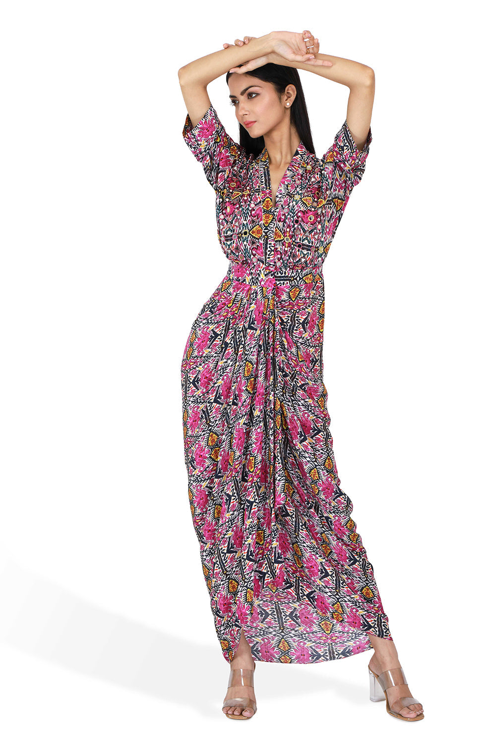 Orya Ikat Draped Set | The Bumble Bee