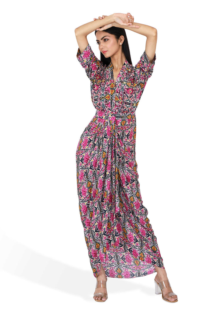 Orya Ikat Draped Set | The Bumble Bee
