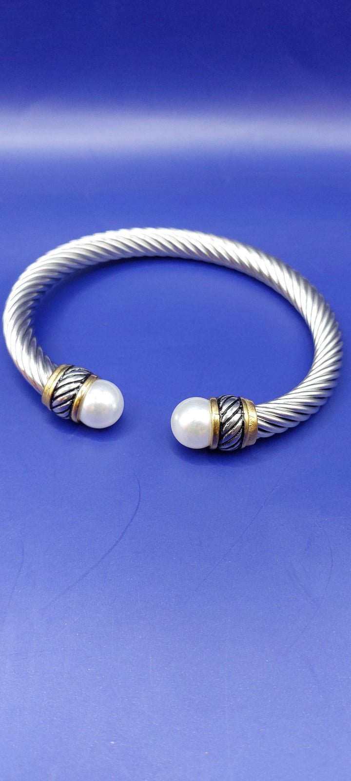 Sofia Silver Bracelets with a Pearl |Inaayat by Divya Taimni