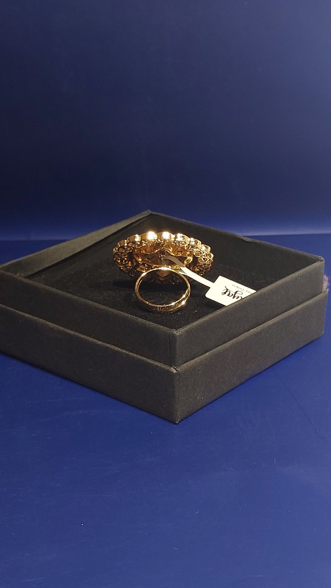 Red With Pearl Meenakari Adajustable Ring |Inaayat by Divya Taimni