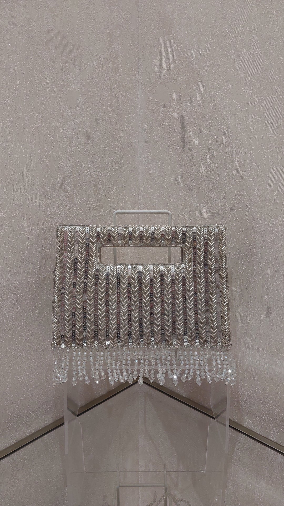 Shimmering Beaded Evening Clutch |Al Falah