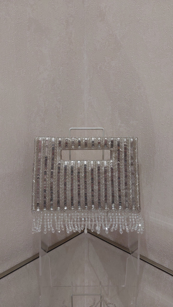 Shimmering Beaded Evening Clutch |Al Falah