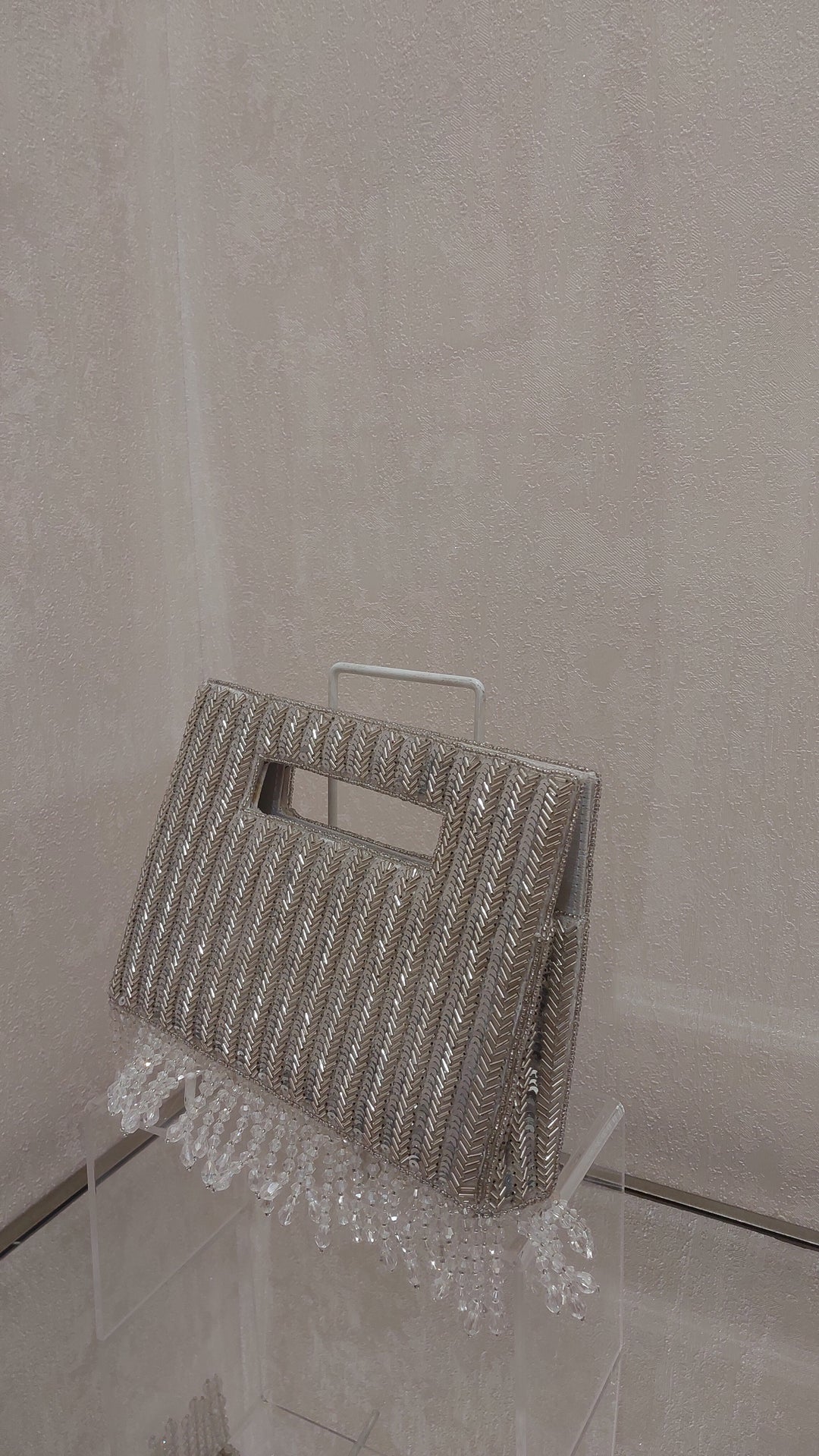 Shimmering Beaded Evening Clutch |Al Falah