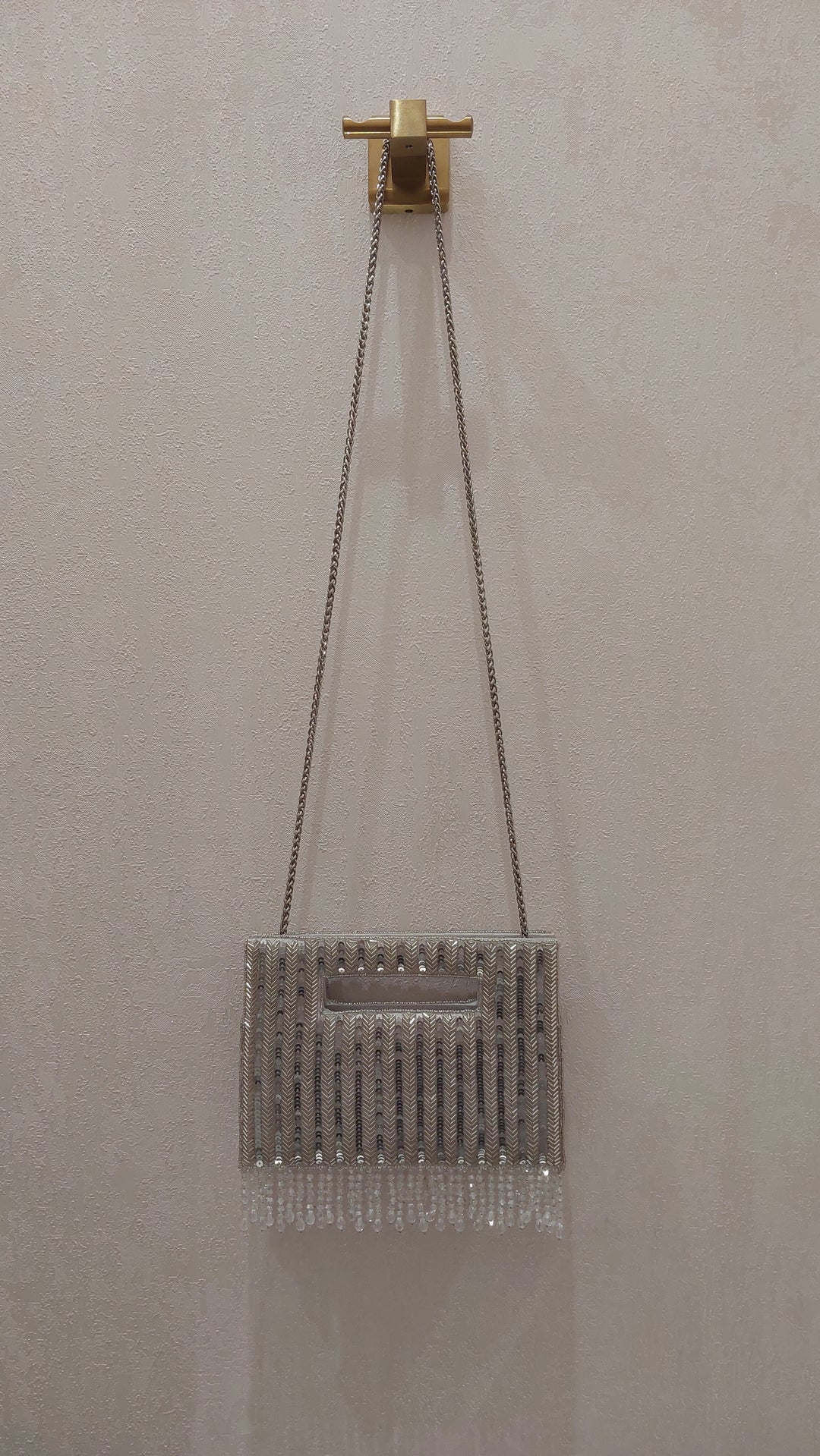 Shimmering Beaded Evening Clutch |Al Falah