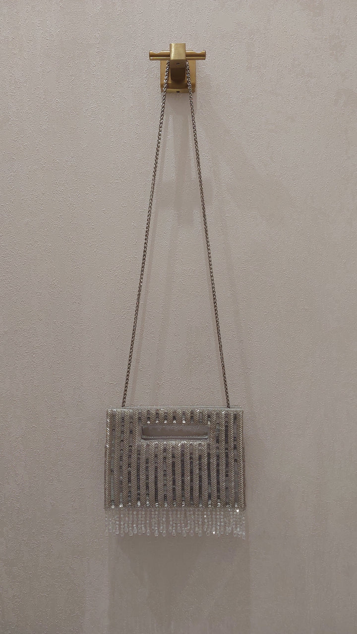 Shimmering Beaded Evening Clutch |Al Falah