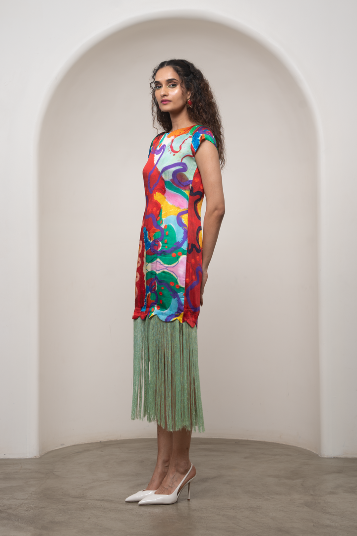 Alya Fringe Dress |ADVAIT