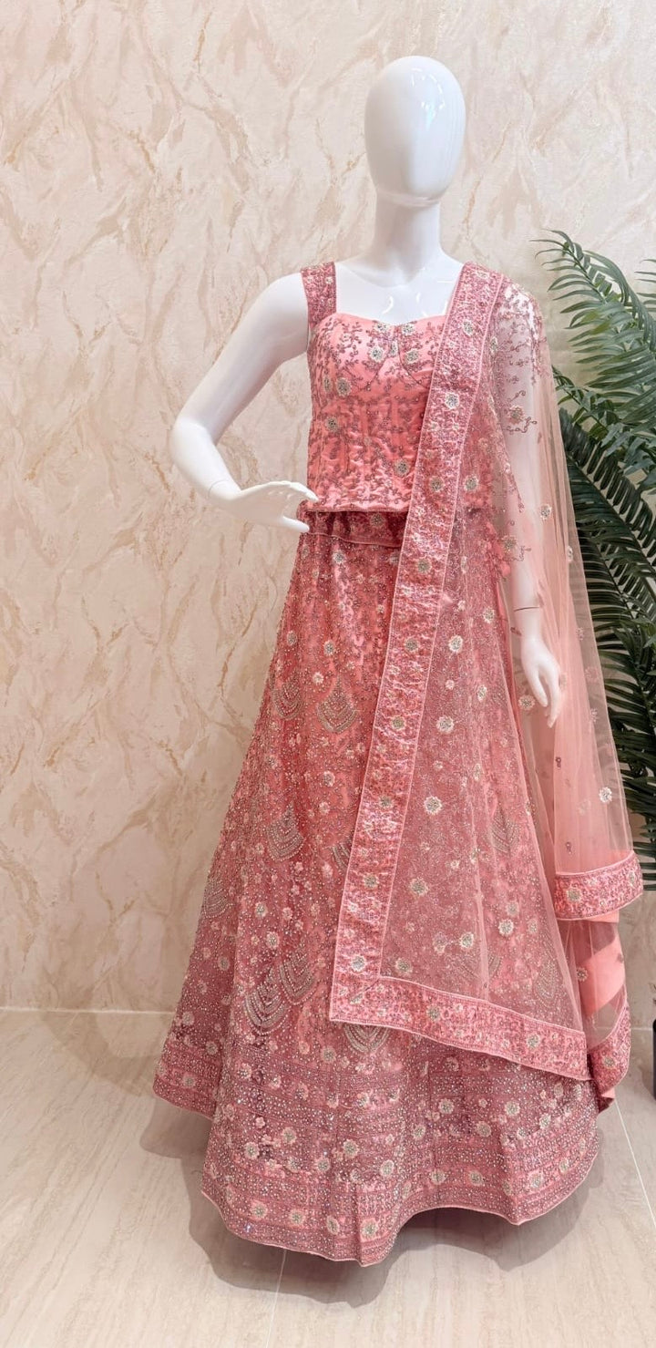 Shagun Blush Pink Lehenga | Inaayat by Divya Taimni