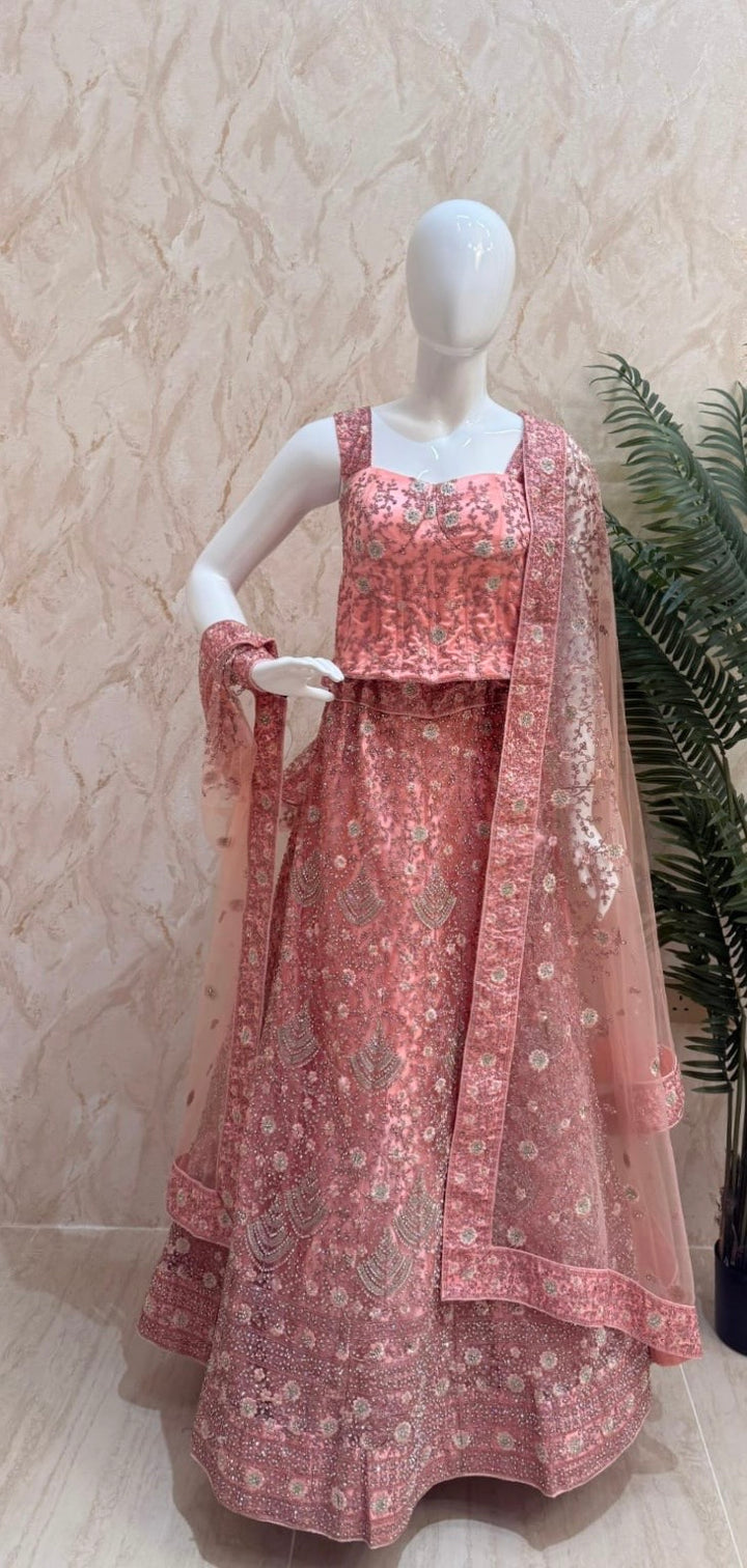 Shagun Blush Pink Lehenga | Inaayat by Divya Taimni