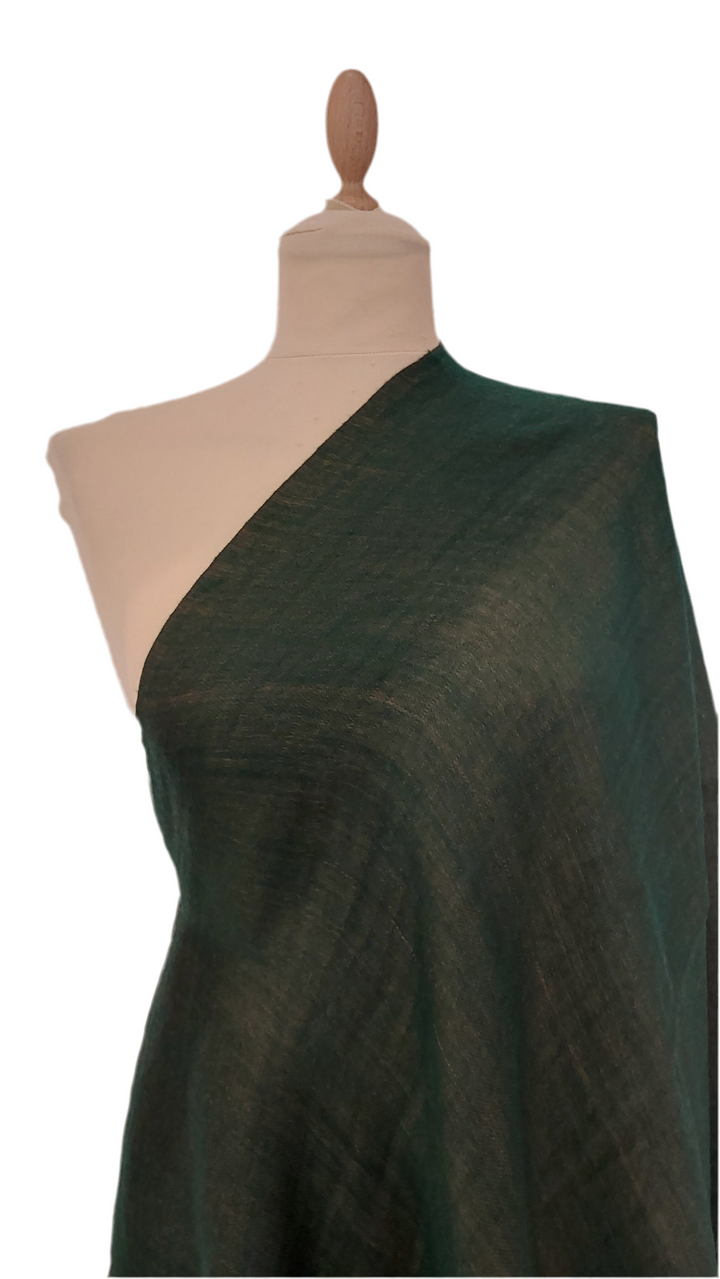 Emerald Green Reversible Cashmere Scarf | House of Inaayat