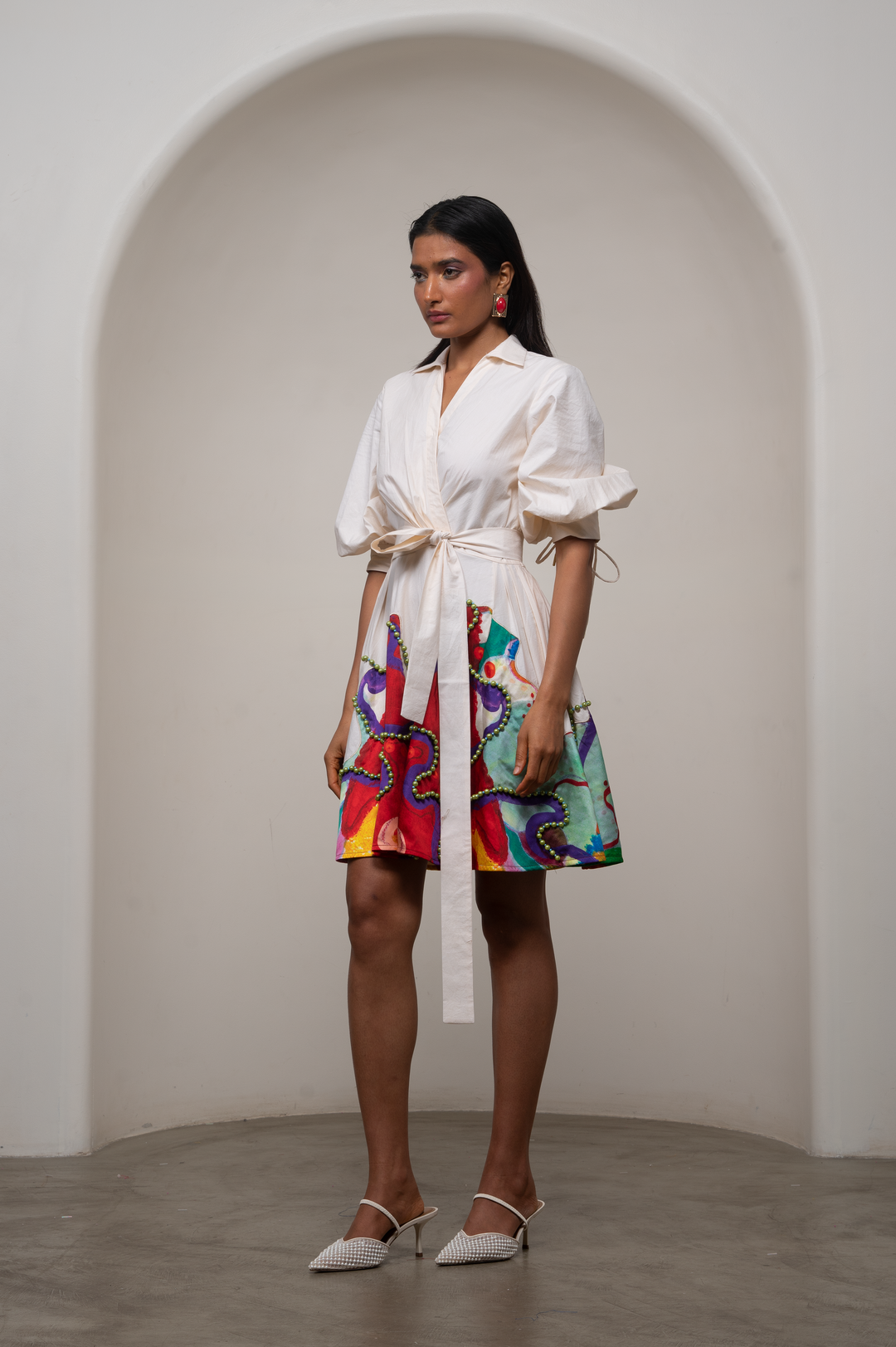 Alya Tie-Up Dress|ADVAIT