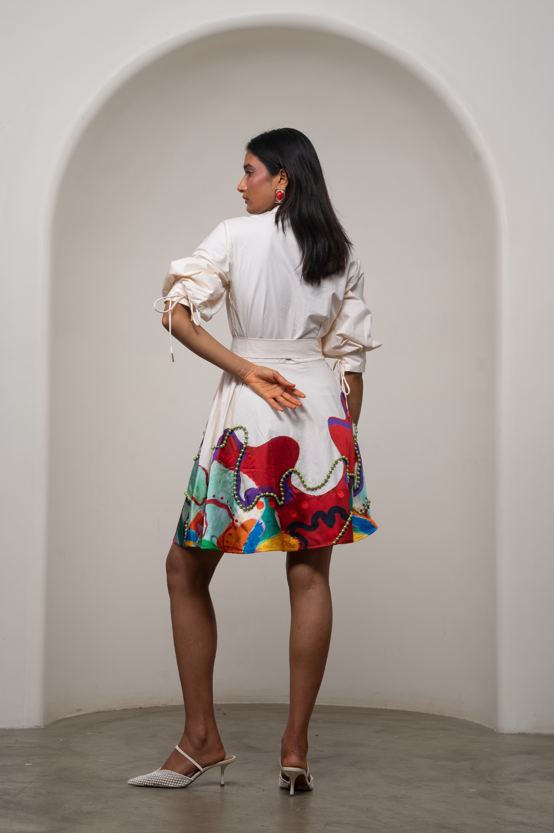 Alya Tie-Up Dress|ADVAIT