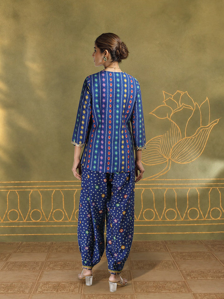 Meher Embroidered Jacket Set with Balloon Pants| The Bumble Bee