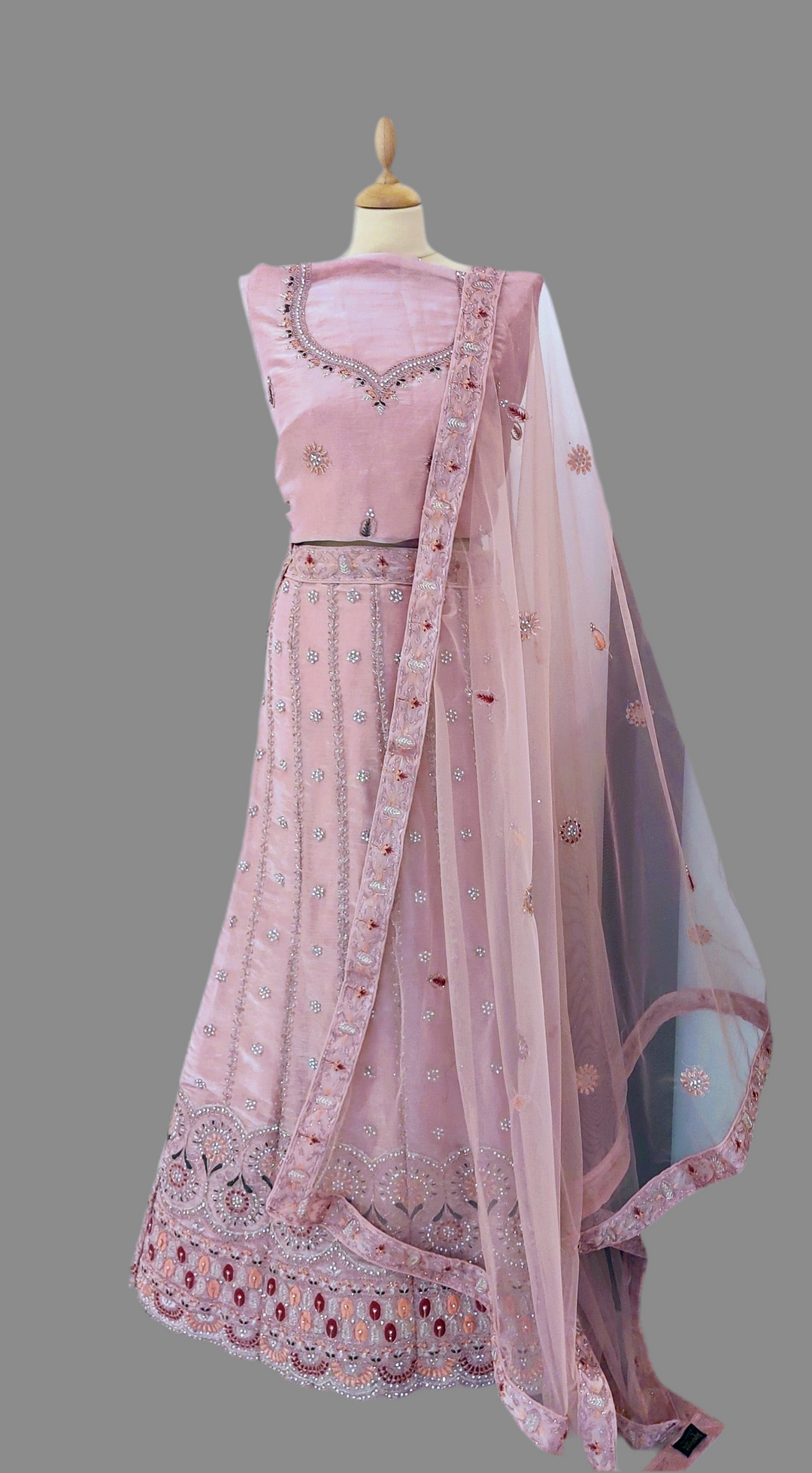 Amani Lavender Lehenga (Unstitched) | Inaayat by Divya Taimni