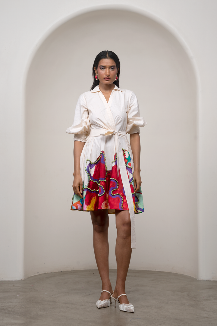 Alya Tie-Up Dress|ADVAIT