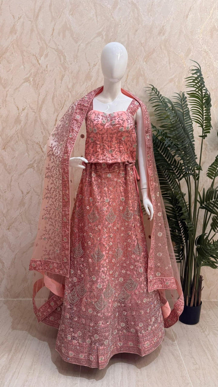 Shagun Blush Pink Lehenga | Inaayat by Divya Taimni