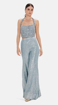 The Electric Indigo Corset & Sharara Set| Basanti Kapde Aur Koffee