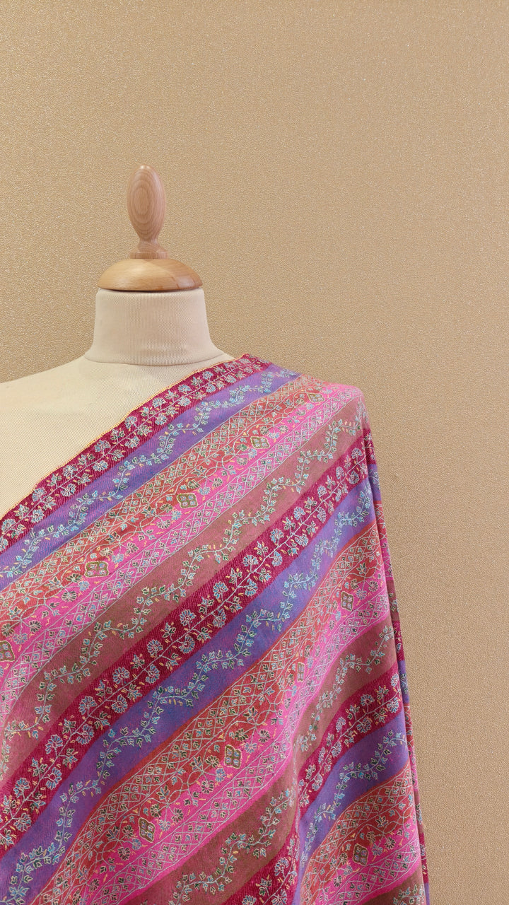 Multi-Color Khatrast Pashmina Shawl|House Of Inaayat
