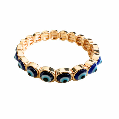 Brass Enamel Evil Eye Bracelets |Natelzee