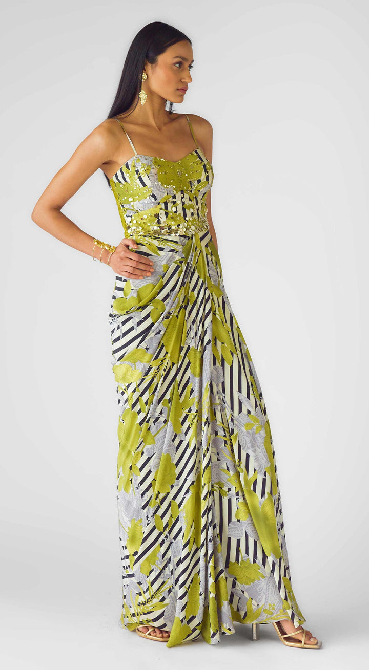 The Neon Sauvage Gown | Basanti Kapde Aur Koffee