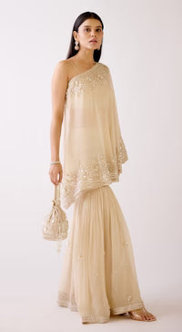 The Evening Glow Sharara Set| Basanti Kapde Aur Koffee