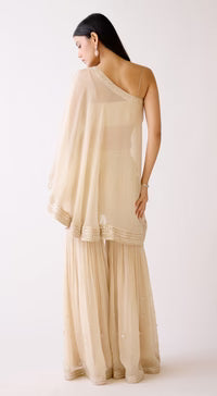 The Evening Glow Sharara Set| Basanti Kapde Aur Koffee