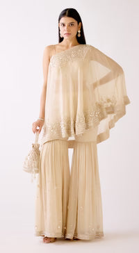 The Evening Glow Sharara Set| Basanti Kapde Aur Koffee