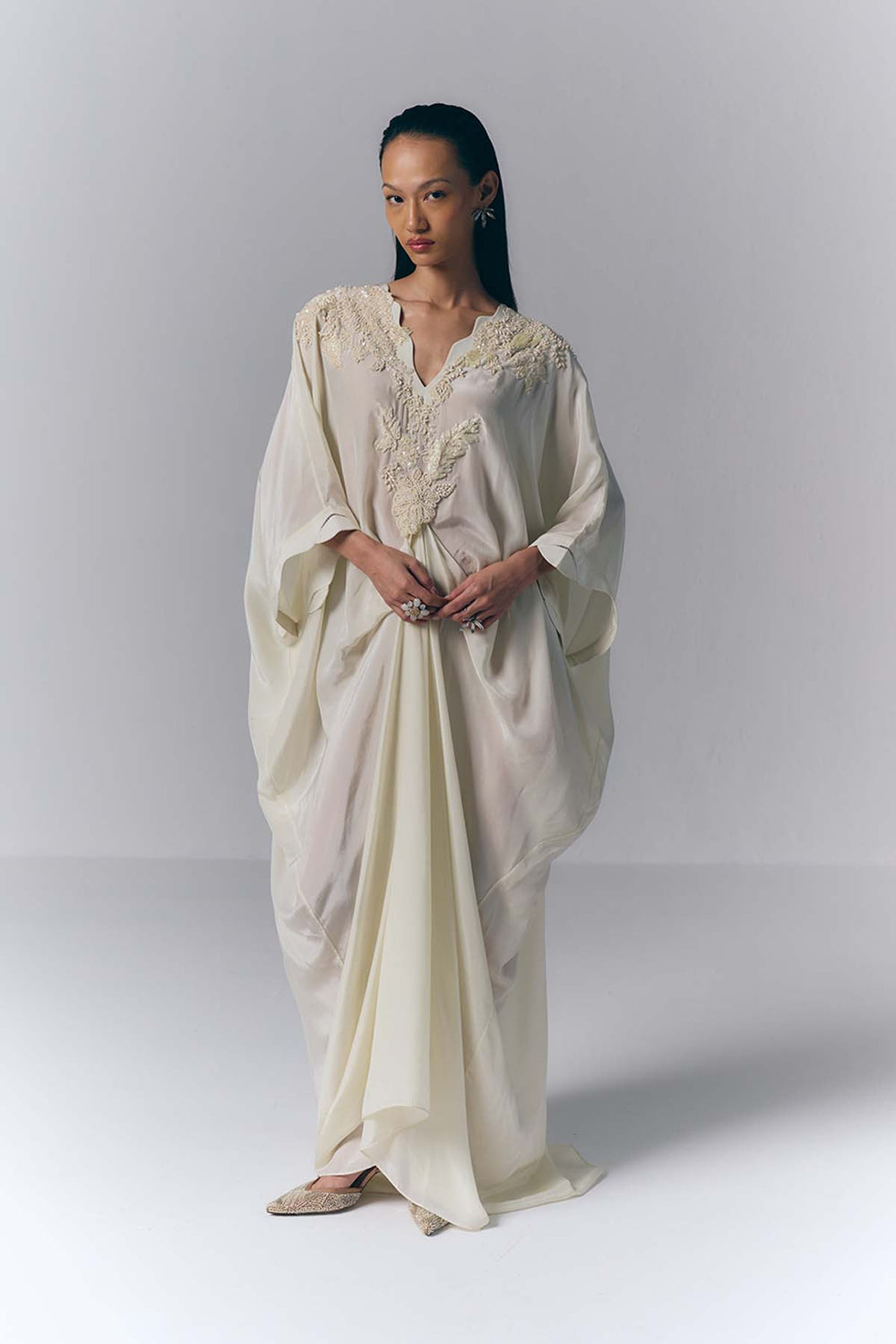 Ivory Whisper Kaftan|VARUN BAHL
