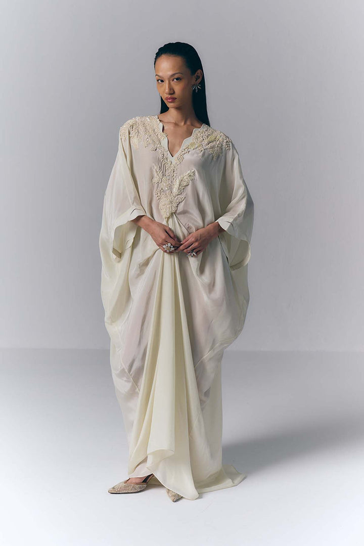 Ivory Whisper Kaftan|VARUN BAHL