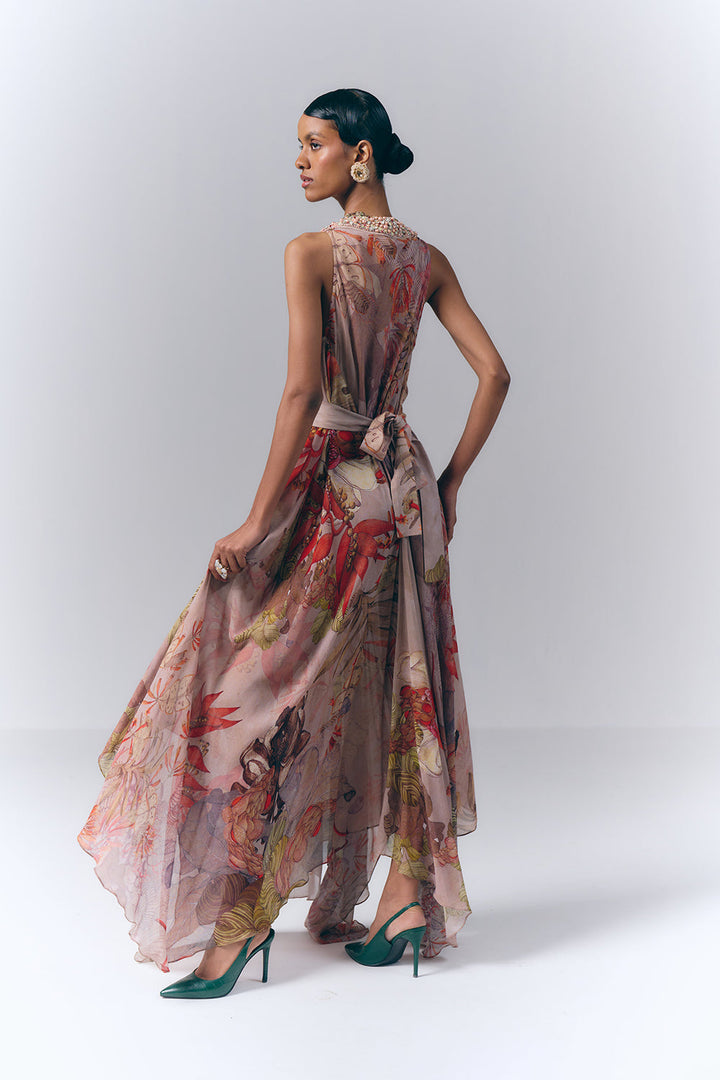Floral Mirage Dress|VARUN BAHL