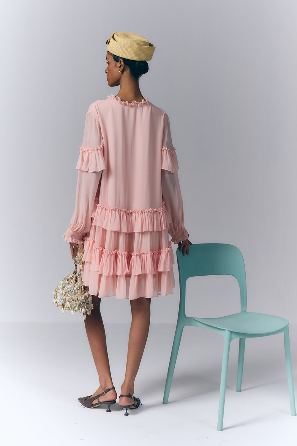 Tiered Short Dress |VARUN BAHL