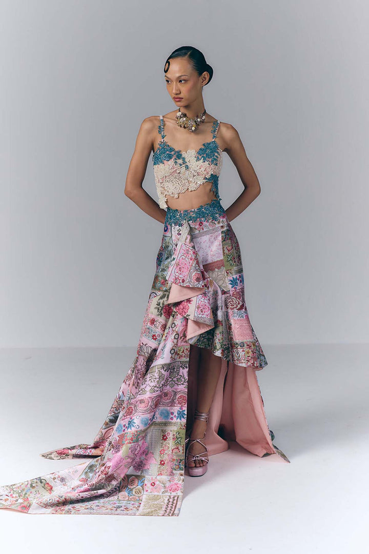 Asymmetrical Skirt |VARUN BAHL