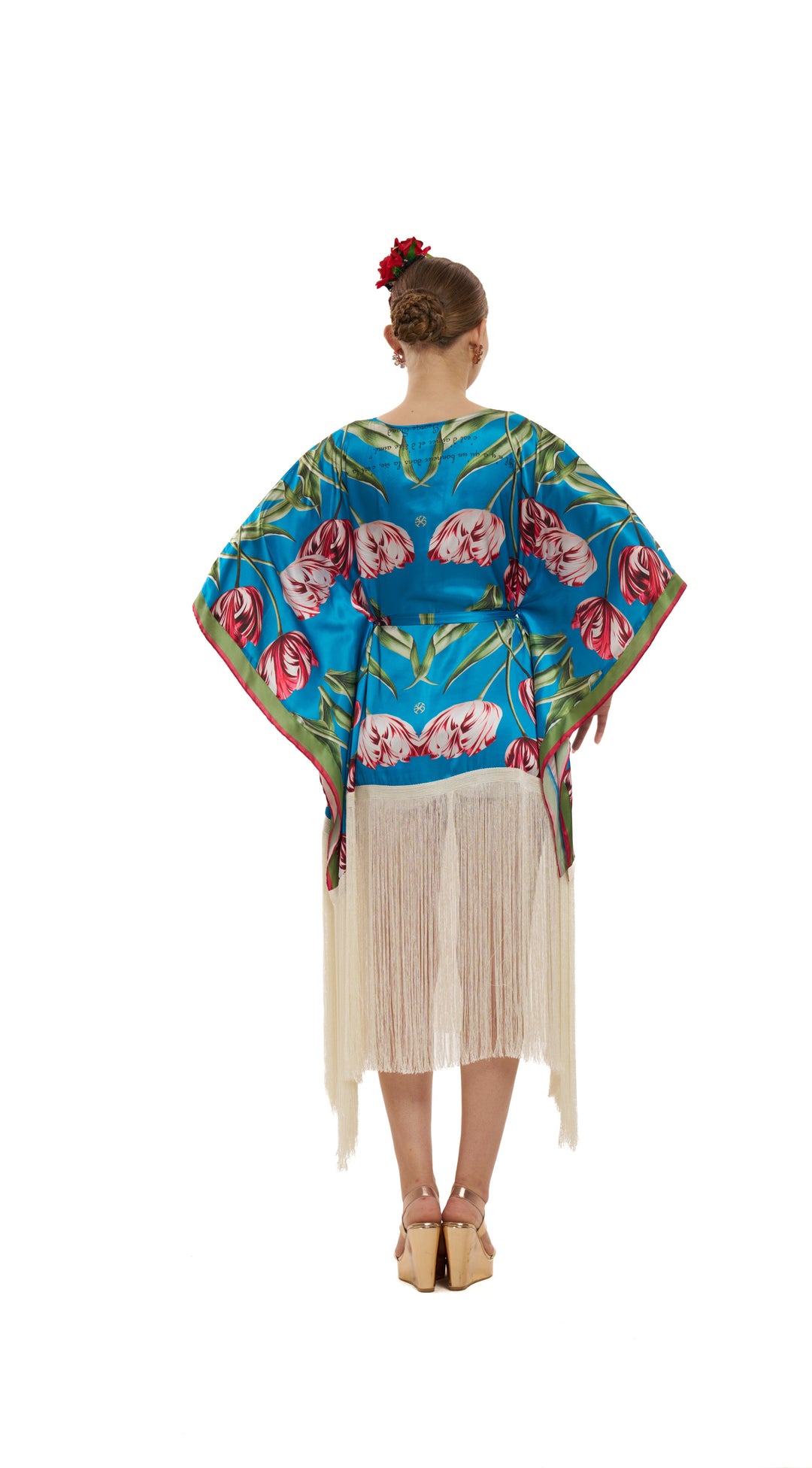 Cerulean Garden Kimono Set | Pria Kataria Puri