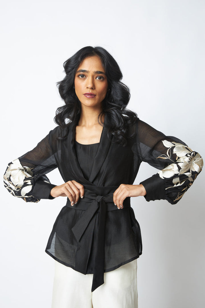 BW Reva - Blazer Wrap Top & Wide-Leg Pant |MADDER MUCH