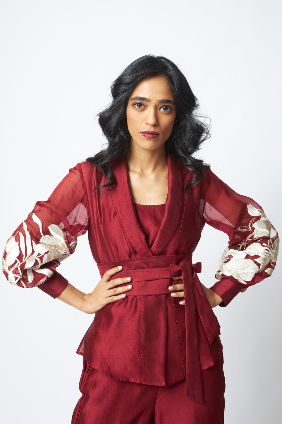 BW Reva - Blazer Wrap Top & Wide-Leg Pant |MADDER MUCH