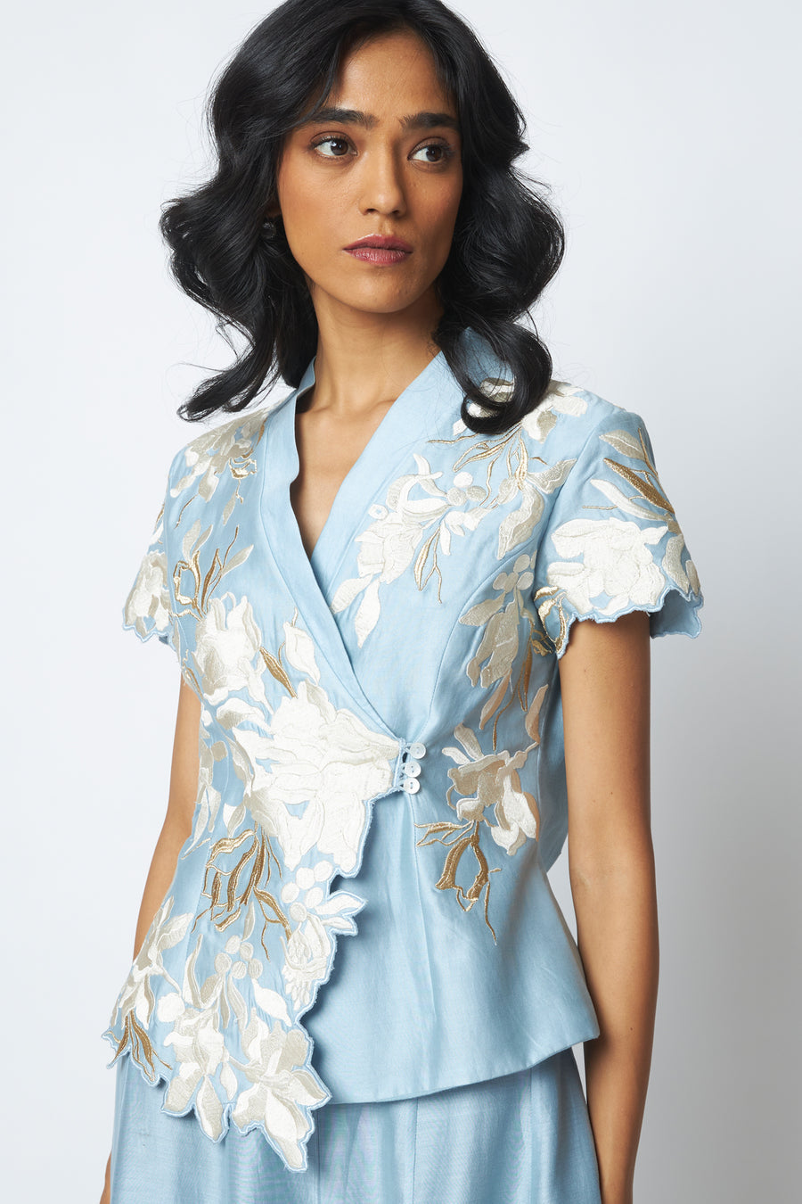Marisol - Window Wrap Vest & Divided Skirt |MADDER MUCH