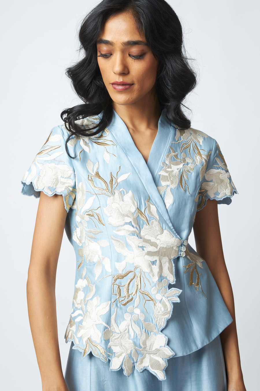 Marisol - Window Wrap Vest & Divided Skirt |MADDER MUCH