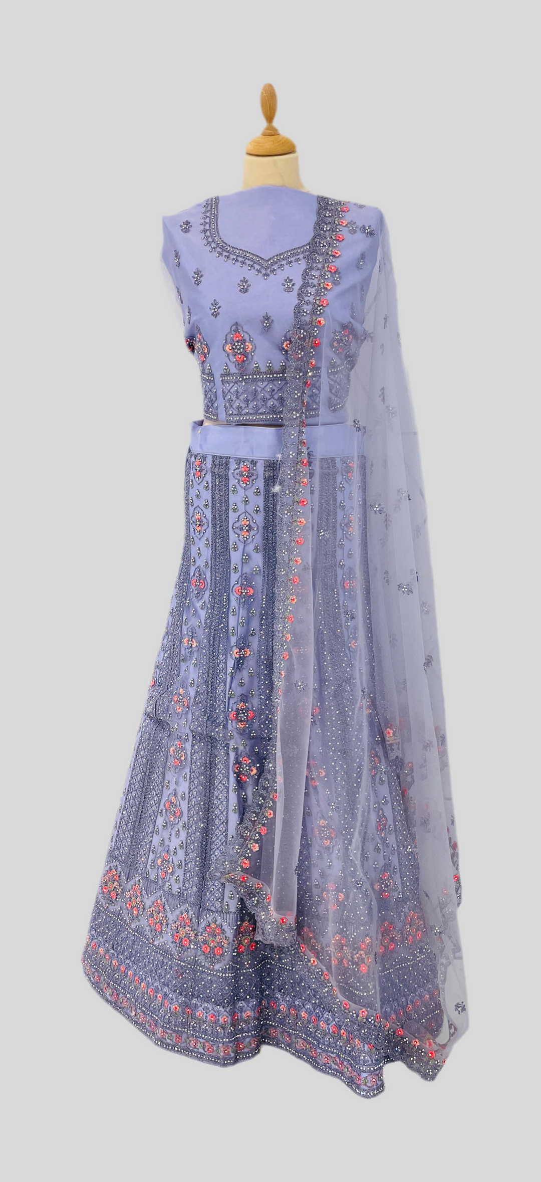 Shagun Lilac Lehenga (Unstitched)| Inaayat by Divya Taimni
