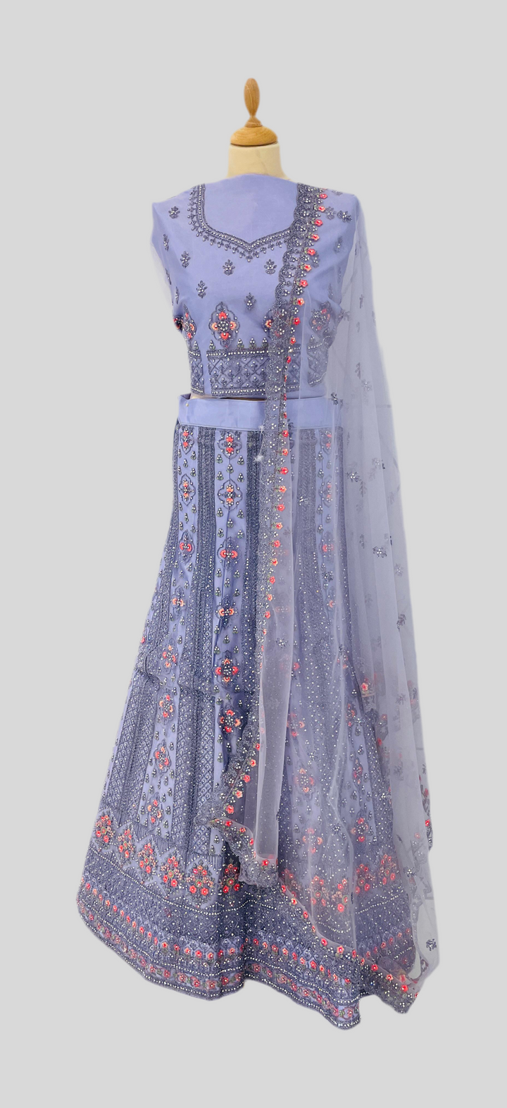 Shagun Lilac Lehenga (Unstitched)| Inaayat by Divya Taimni