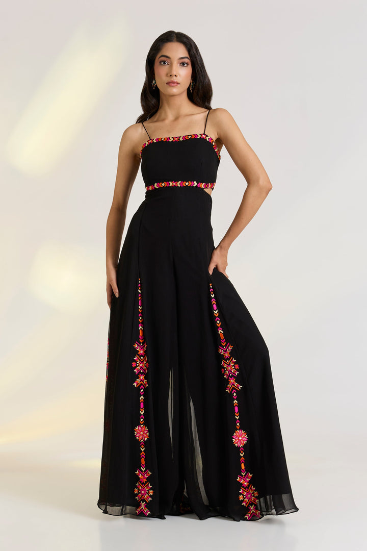 Rumi Black Jumpsuit | Shruti rawal