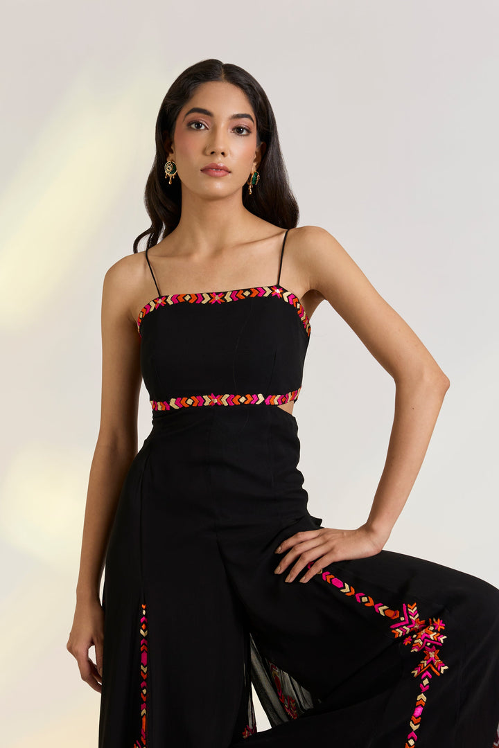 Rumi Black Jumpsuit | Shruti rawal
