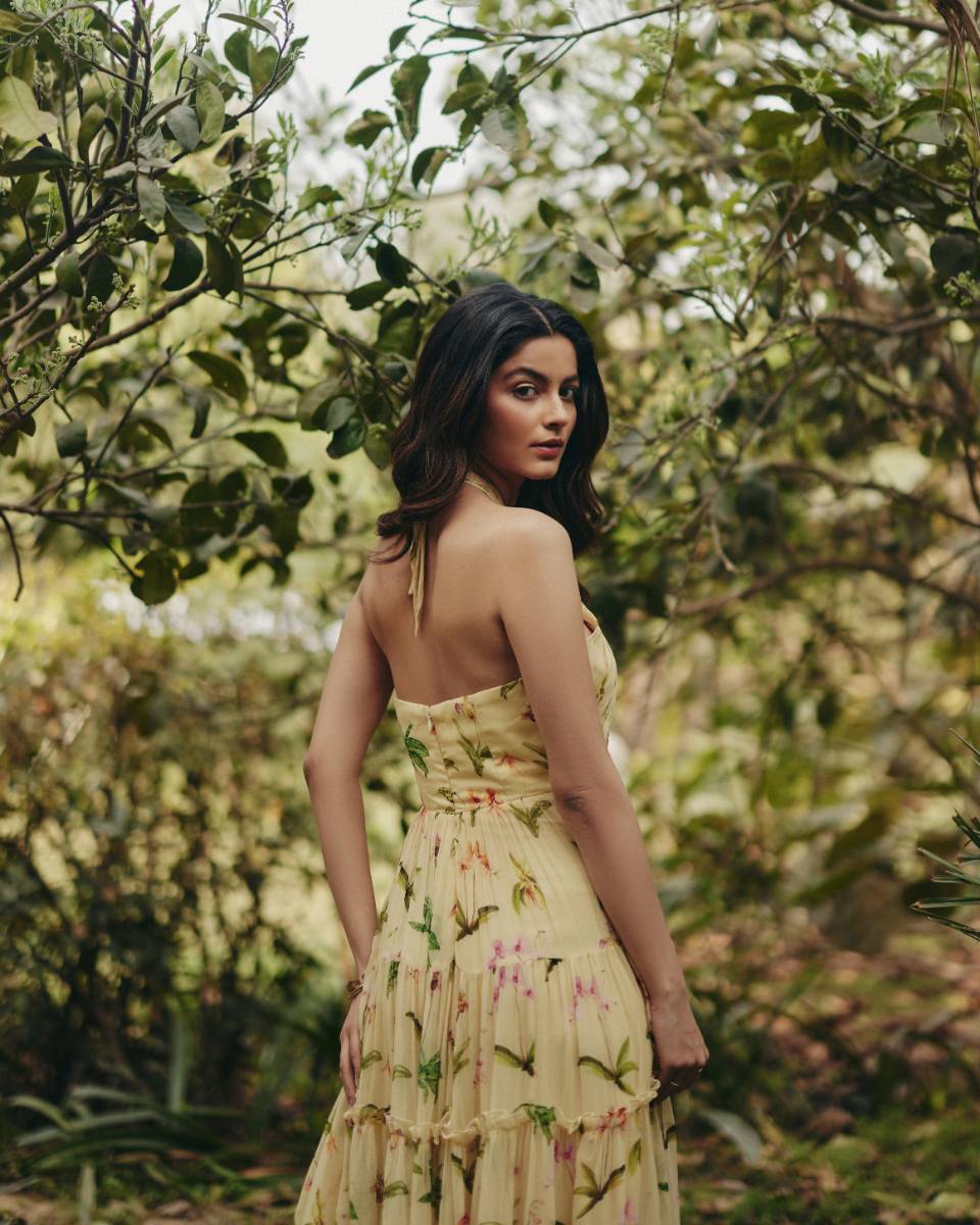 Iris Halter Neck Maxi Dress| Shruti rawal