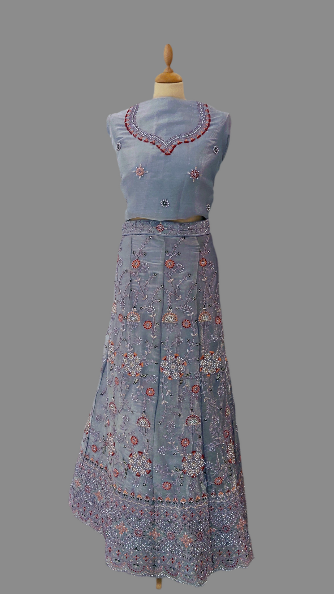 Amani Lavender Lehenga (Unstitched) | Inaayat by Divya Taimni