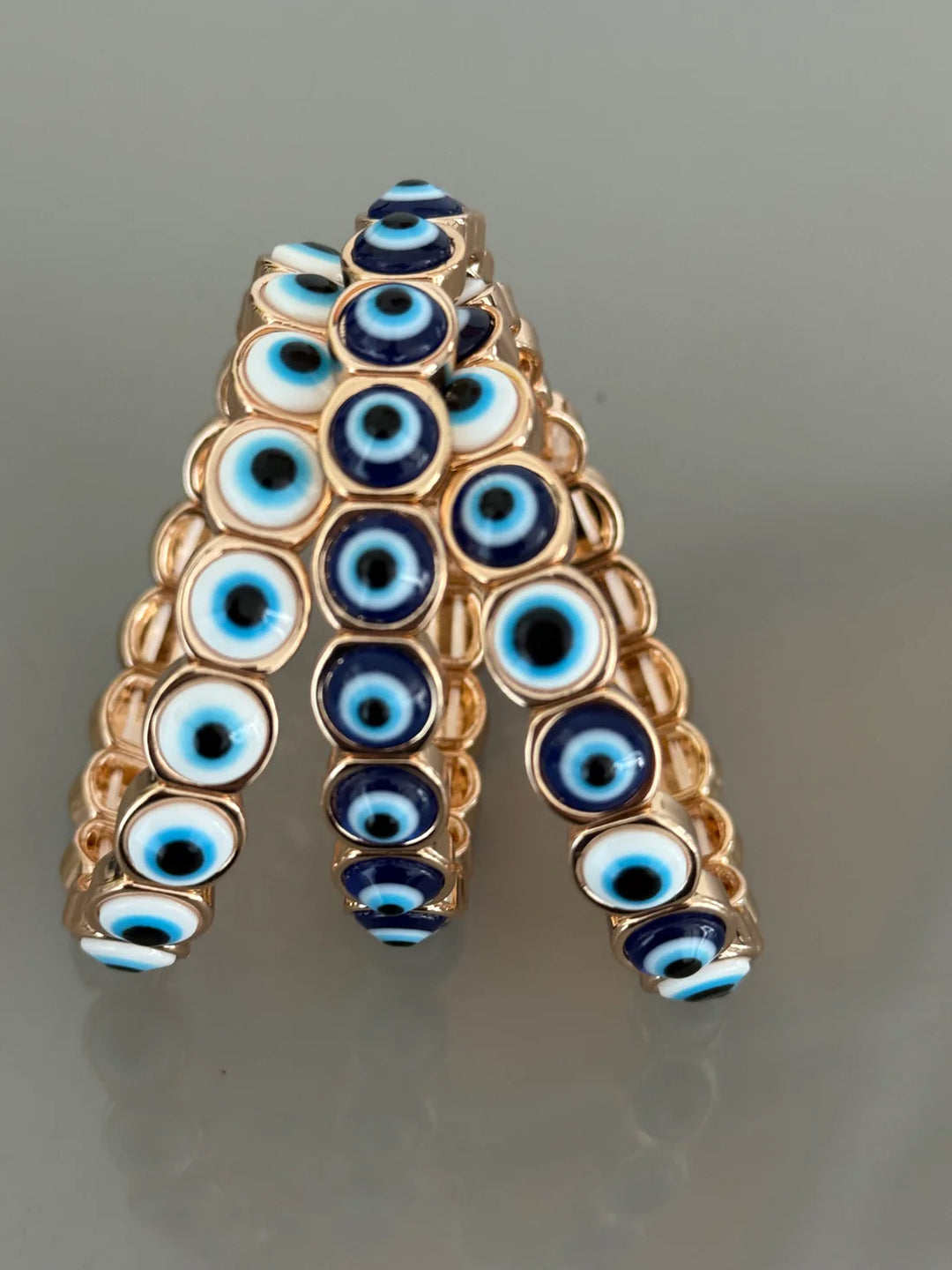 Brass Enamel Evil Eye Bracelets  |Natelzee