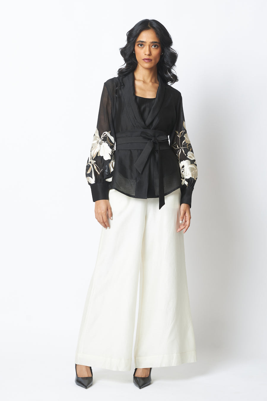 BW Reva - Blazer Wrap Top & Wide-Leg Pant |MADDER MUCH