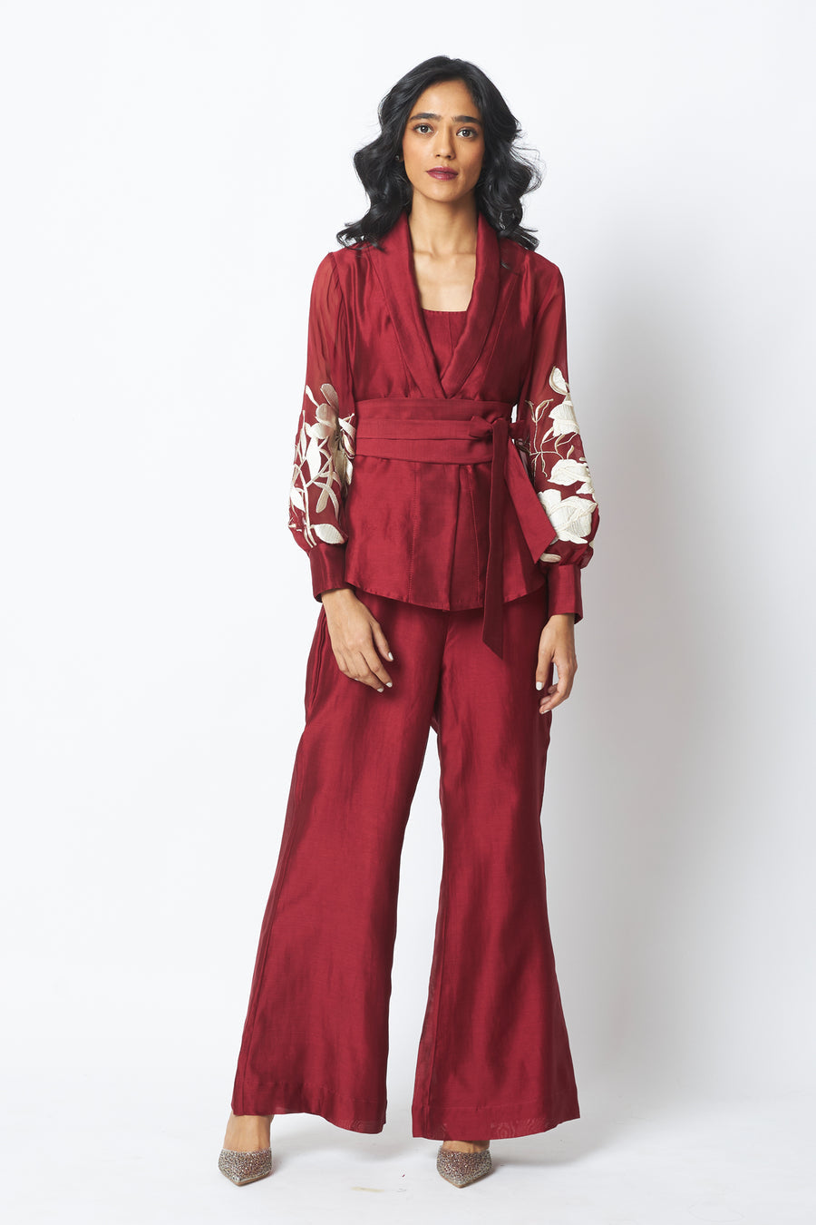 BW Reva - Blazer Wrap Top & Wide-Leg Pant |MADDER MUCH