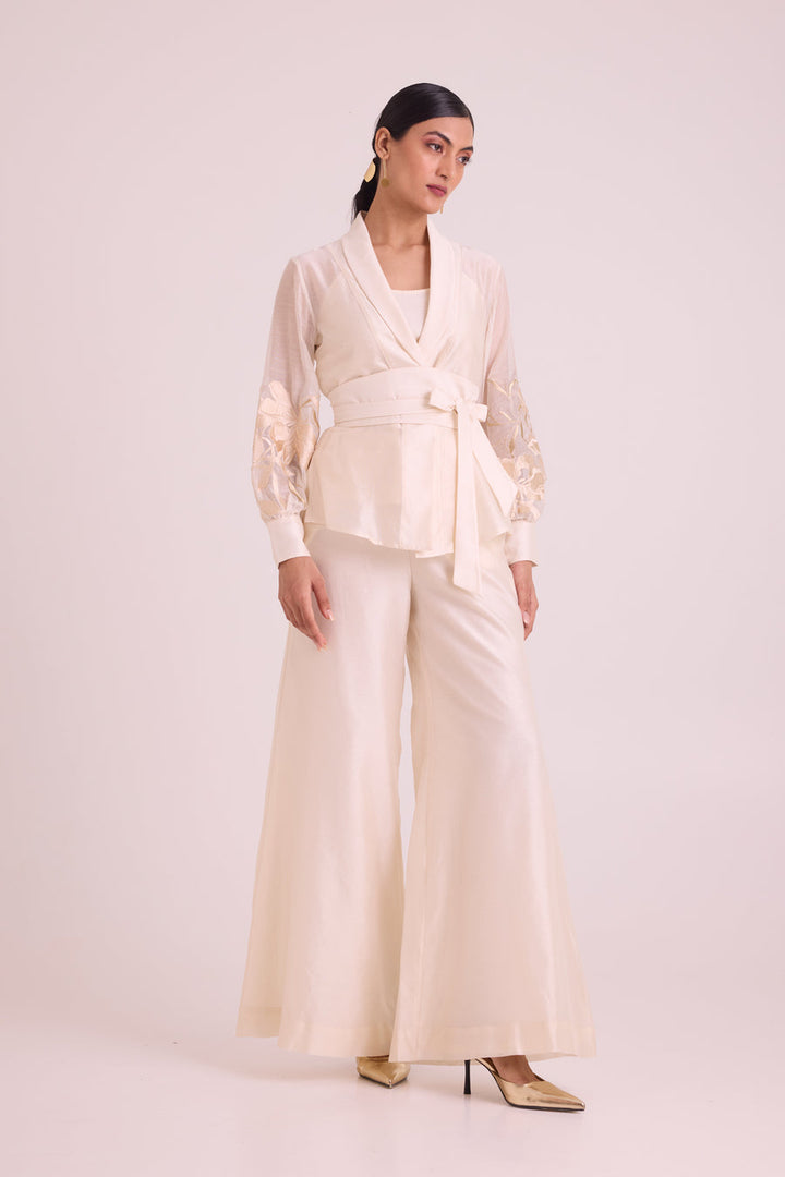 BW Reva - Blazer Wrap Top & Wide-Leg Pant |MADDER MUCH